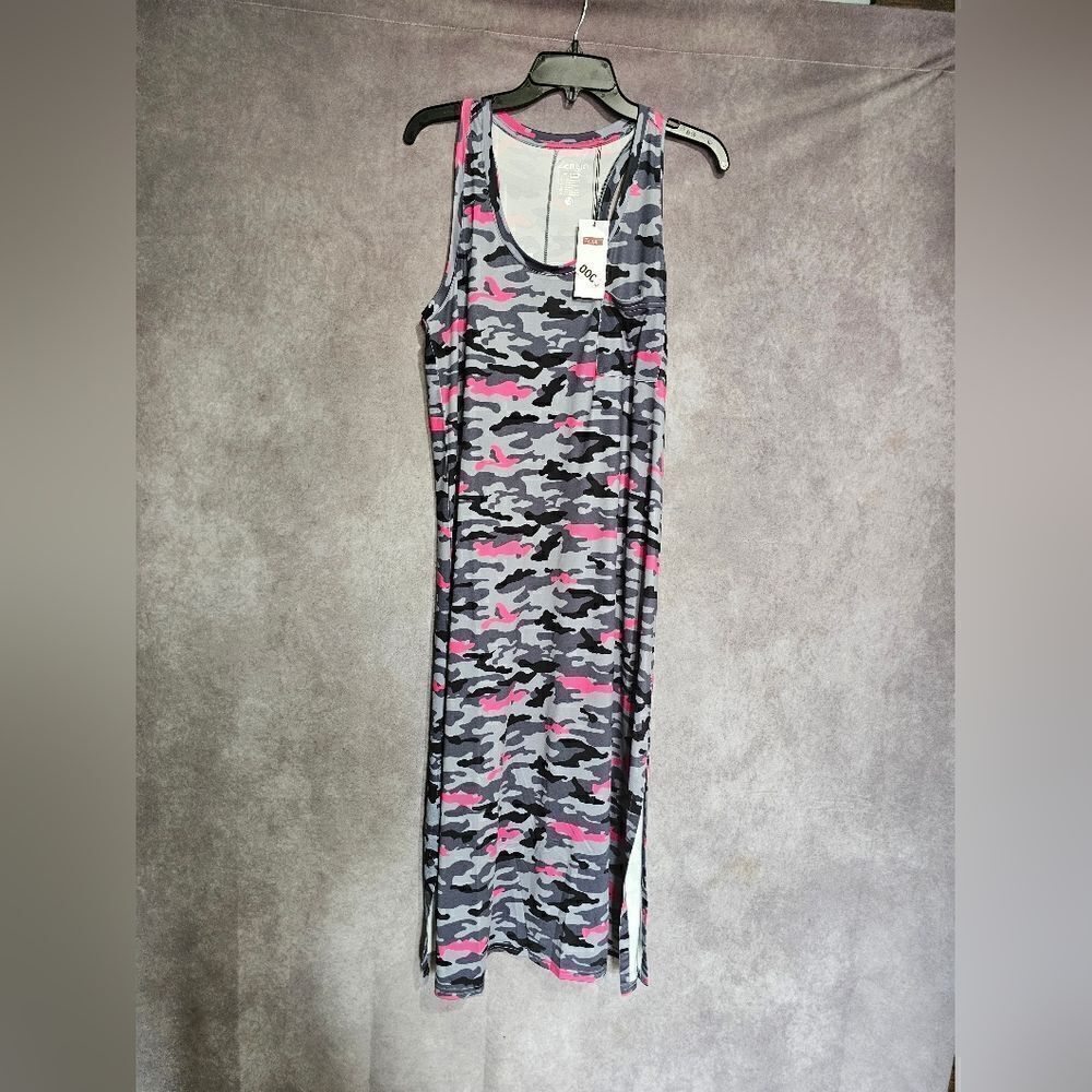 ‎Womem's Camo Tank Top Racerback Dress Medium
